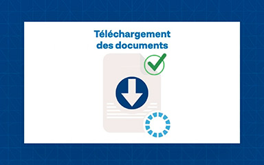 Téléchargement des documents